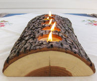Tea Light Log Candle