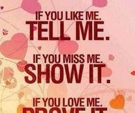 Tell Me Show Me Prove It