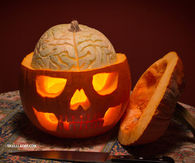 Jack o lantern brain