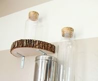 DIY Wooden Slice Shelves