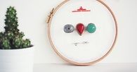 DIY Ring Holder with embroidery hoop