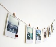 Felt polaroid banner