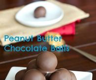 Peanut butter chocolate balls