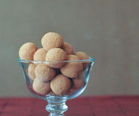 Chocolate bourbon caramel truffles