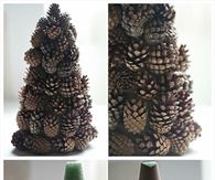DIY Pine Cone Tree
