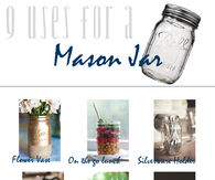 9 Uses For Mason Jars