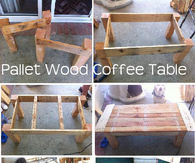 DIY Pallet Wood Coffee Table