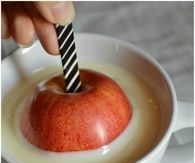 Jack Skellington Chocolate Apples