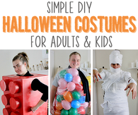 Simple DIY Halloween Costumes