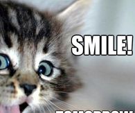 Smile, tomorrow is Friday