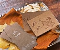 Thanksgiving card tray