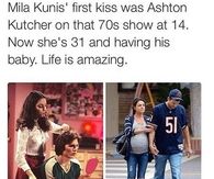 Ashton Kutcher and Mila Kunis