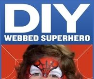 DIY Webbed Super Hero Makeup
