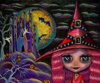 Cute Pink Witch