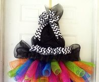 Cute Handmade Witch Wreath