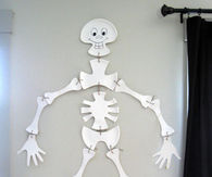 Paper plate skeleton tutorial
