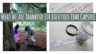 Thanksgiving time capsule