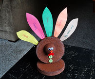 Thankful styrofoam turkey