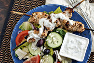 Grilled chicken tzatizki salad