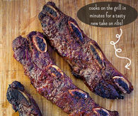 Korean grilled flaken ribs