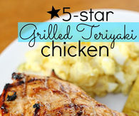 Grilled teriyaki chicken