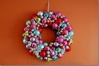 Christmas Ornament Wreath