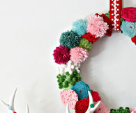 Pom Pom Posie Wreath