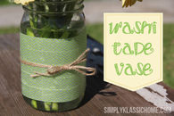 Washi Tape Vase