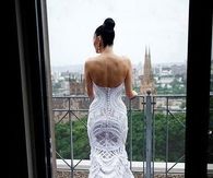 Beautiful White Lace Wedding Dress
