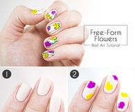 DIY Flower Nails