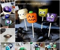 DIY Halloween Marshmallow Pops