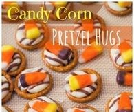 Candy Corn Pretzels