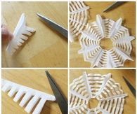 DIY Paper Spider Web