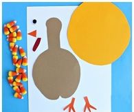 DIY Candy Corn Craft For Kids