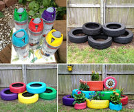 DIY Tire Garden