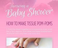 DIY Baby Shower Pom Poms