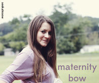 Maternity bow belt