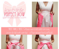 How to tie the perfect bow