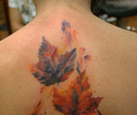 Autumn Leaf Tattoo