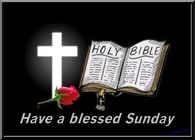 Have a blessed Sunday
