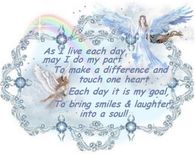 As I live each day, may I do my part....