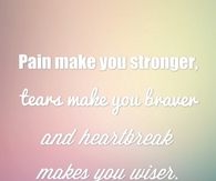 pain tears and heartbreak