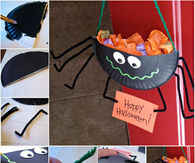 Halloween Spider Candy Holder