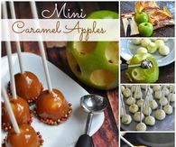 DIY Mini Caramel Apple Pops