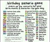 Birthday Game