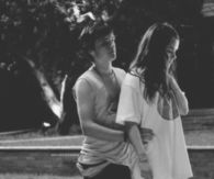 couple on a skateboard