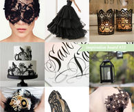 Inspiration Board for Halloween Wedding Ideas