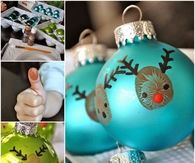 Reindeer Thumb Ornaments