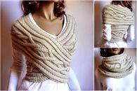 DIY Chic Cable Knit Cowl Sweater