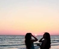 Beach friends